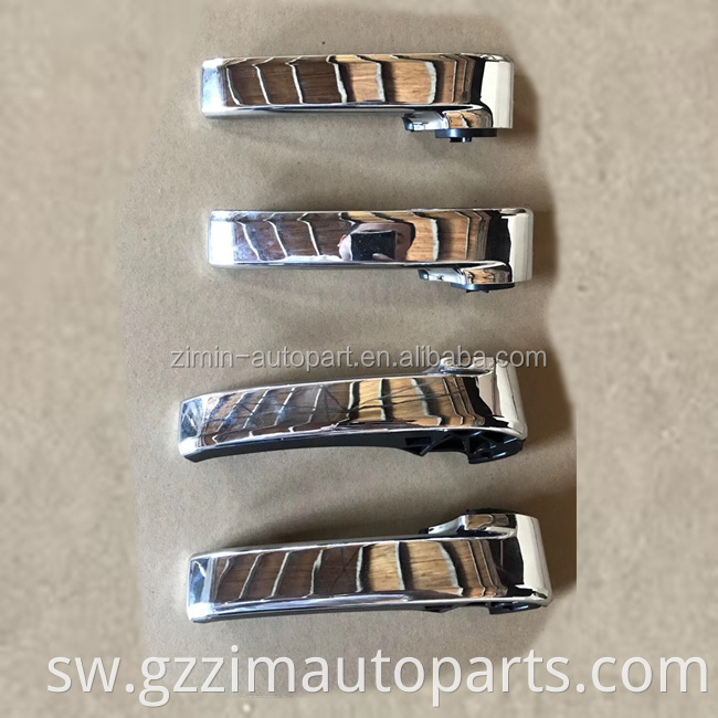 high quality  chrome inner car accessaries door handle cover for land cruiser fj200 lc200 2008 - 2019